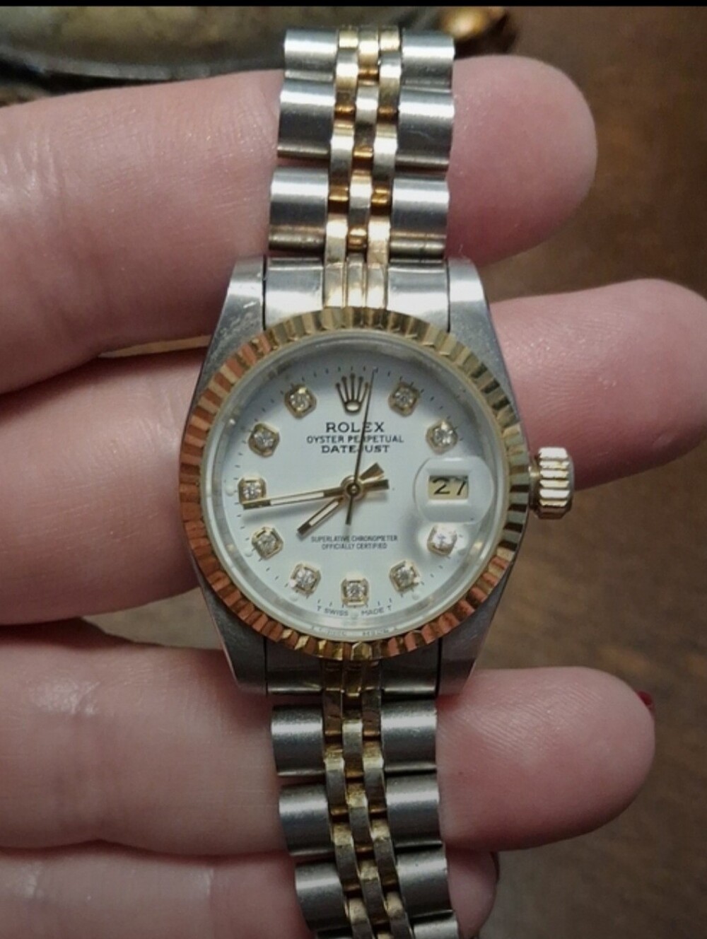 Fashion Inspired Two Tone Women's Watch
